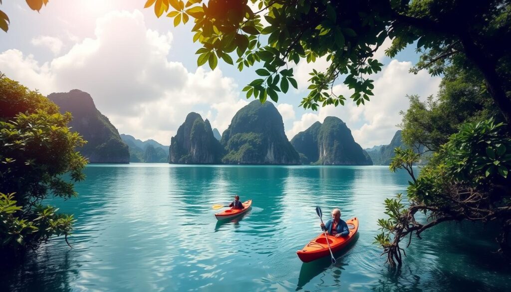 Kayaking or Canoeing – Halong Bay, Vietnam