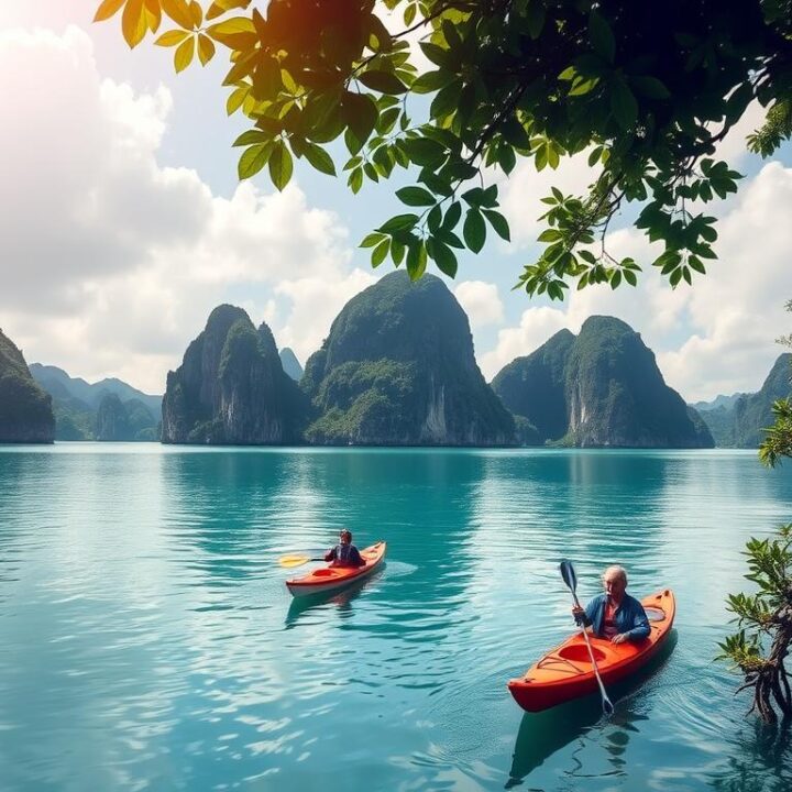 Kayaking or Canoeing – Halong Bay, Vietnam