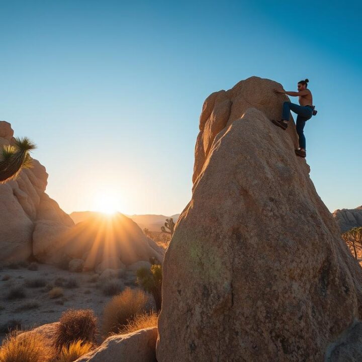 Rock Climbing in Joshua Tree National Park – California