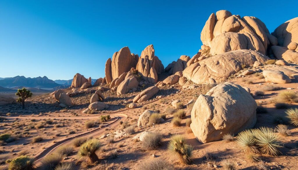 climbing routes in Joshua Tree